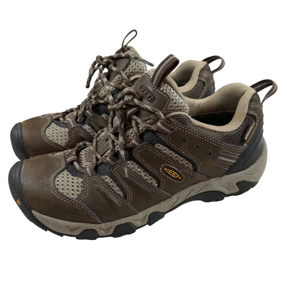 Keen Shoes - Keen Koven Hiking Shoes Womens 8.5 Brown Tan Mesh Leather Low Top 1011547